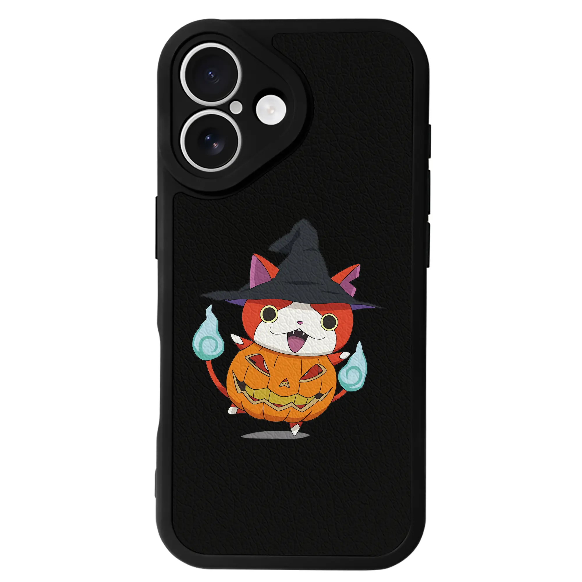 妖怪ウォッチ グッズ,ジバニャン - IPhone 16シリーズ対応 ・ シリコンスマホケース ・ レザー調 ・ 高精度フィット ・ 耐衝撃 ・ ワイヤレス充電対応 ・ 精密カット